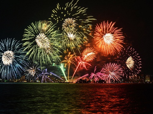洞爺夏夜花火