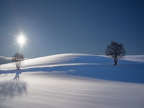 拼布之路雪景