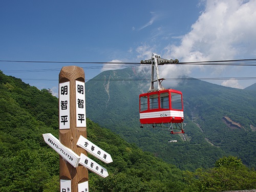 明智平纜車