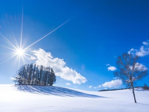 拼布之路雪景