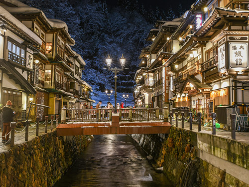 阿信的故鄉~銀山溫泉街