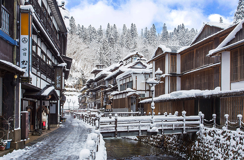 銀山温泉街
