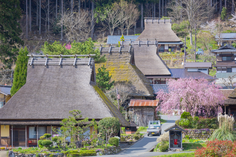 美山茅草屋之里