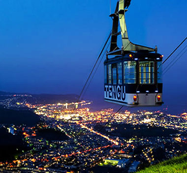 天狗山夜景