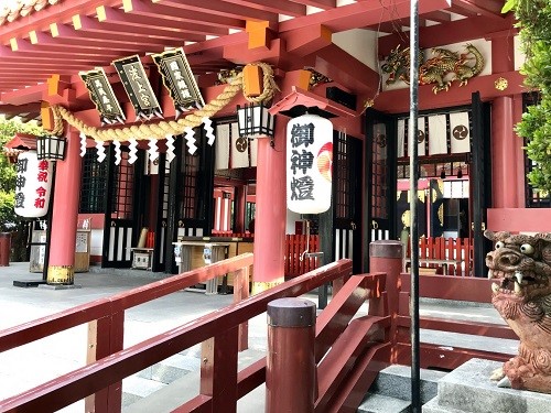 崖上的神社~波上宮